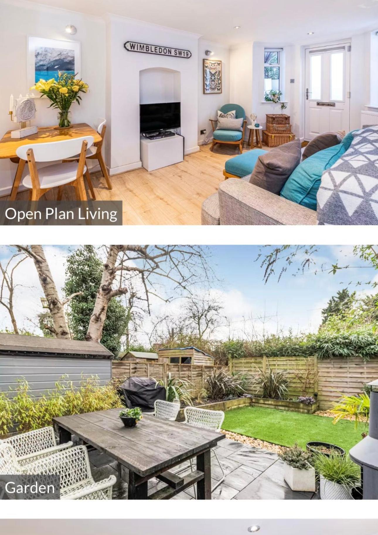 Apartament Stunning, Stylish Garden Flat In The Heart Of Wimbledon Londyn Zewnętrze zdjęcie