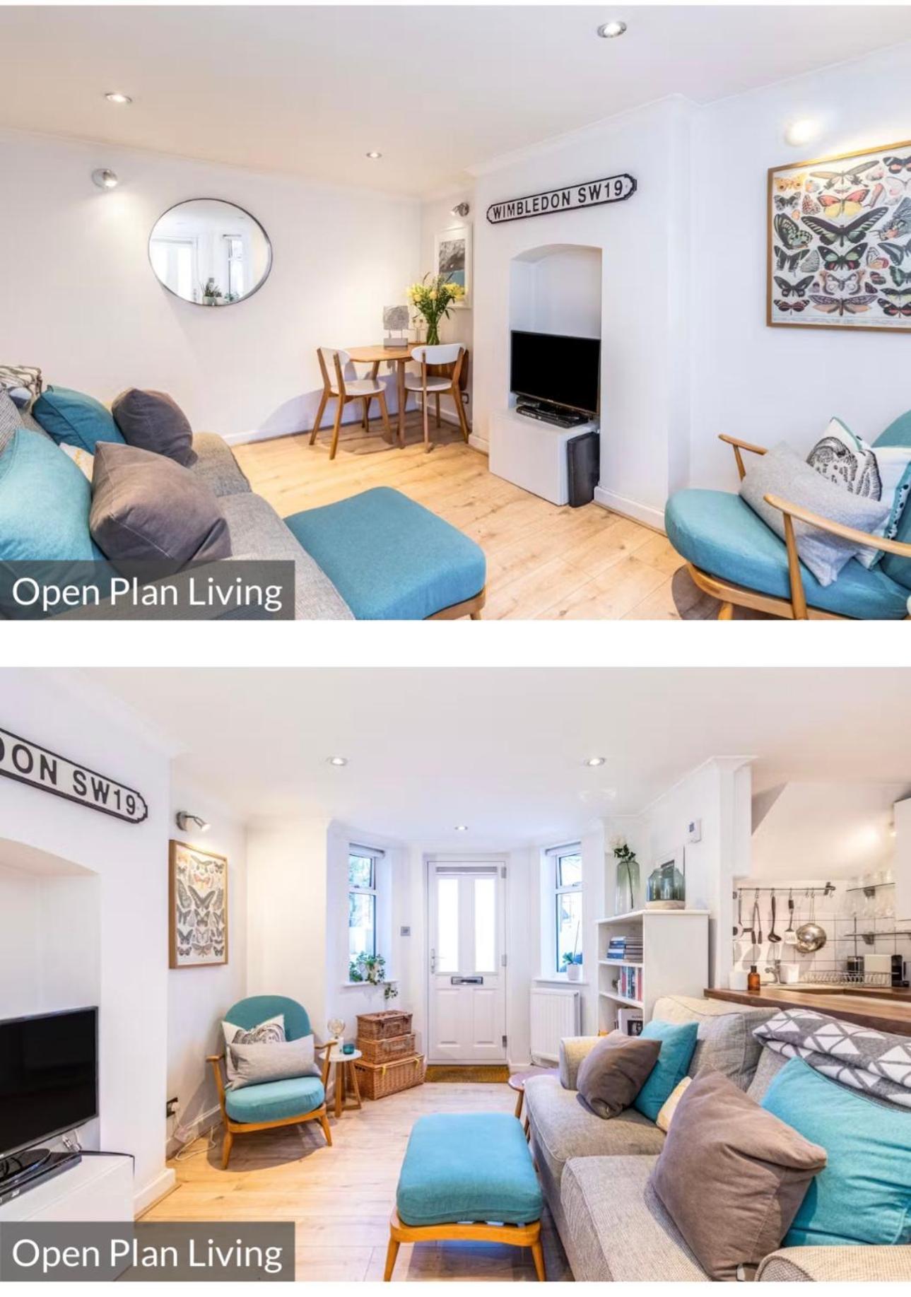 Apartament Stunning, Stylish Garden Flat In The Heart Of Wimbledon Londyn Zewnętrze zdjęcie